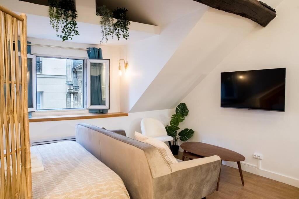 Spacious Studio In Paris Hyper Center - Smart Tv & Wifi - 4P Exterior photo