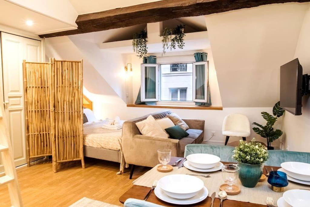 Spacious Studio In Paris Hyper Center - Smart Tv & Wifi - 4P Exterior photo